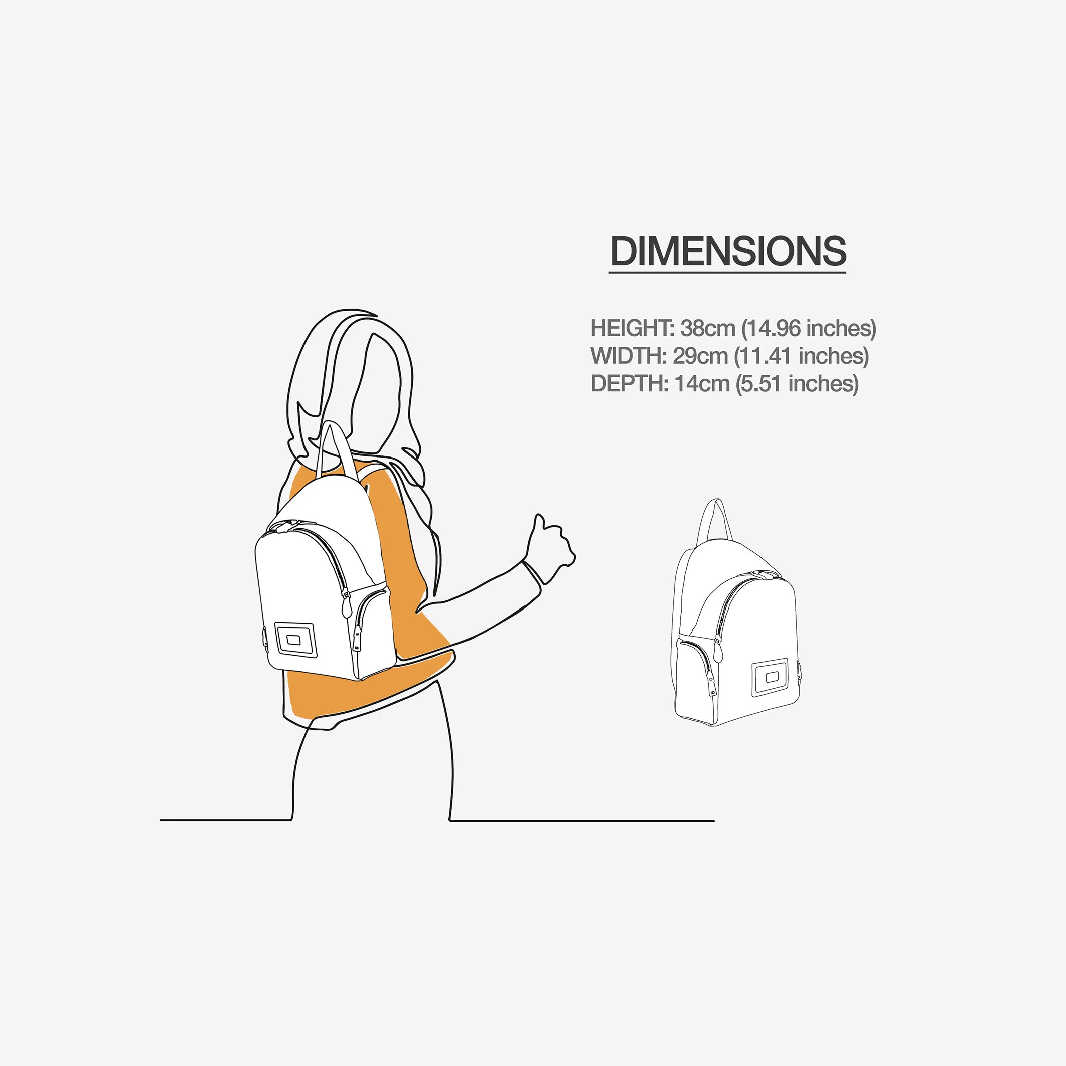 Multi-Pocket Designer Luxe Backpack - La Mia Dipendenza - Image 8